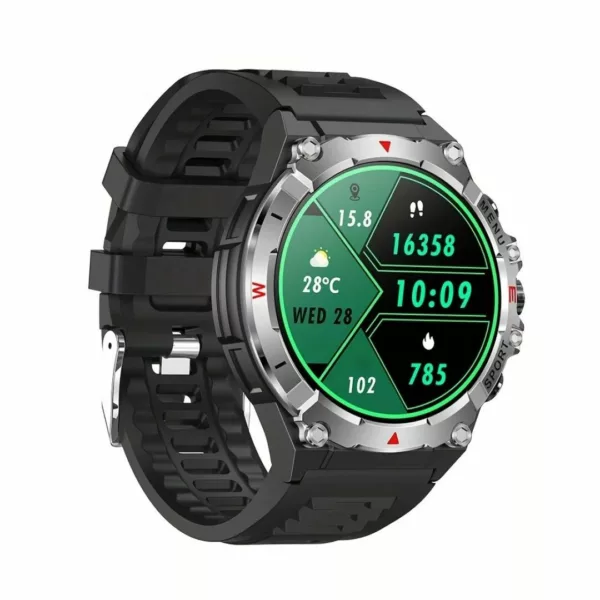 Montre militaire connectée GPS amoled – Ultra résistante, suivi précis, écran HD – Idéale sport & aventure – Image 2
