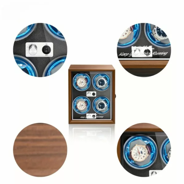 Remontoir automatique 4 montres bois – Image 11
