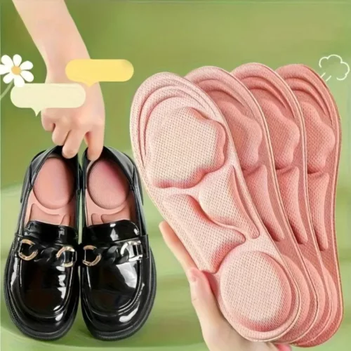 Semelle ergonomique souple femme chaussure – Confort longue durée, soulage les douleurs plantaires, idéale pour marcher toute la journée