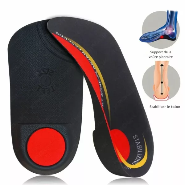 Semelle ergonomique sport soutien talon – Image 2