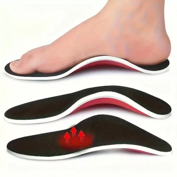 Semelle orthopédique correction pied plat