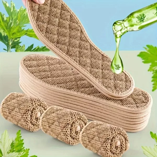 Semelle respirante en fibre de jute – Confort naturel anti-transpiration pour pieds au sec toute la journée – Image 3