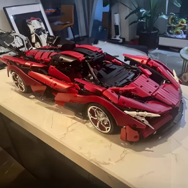 Lego technic voiture Veneno noir et rouge – Image 6
