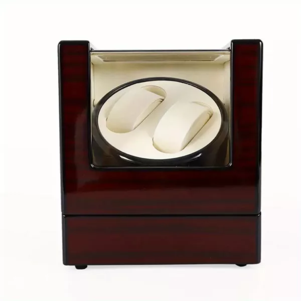 Remontoir automatique montre bois vitré – Préserve vos montres avec élégance – Mécanisme silencieux et design haut de gamme – Image 6
