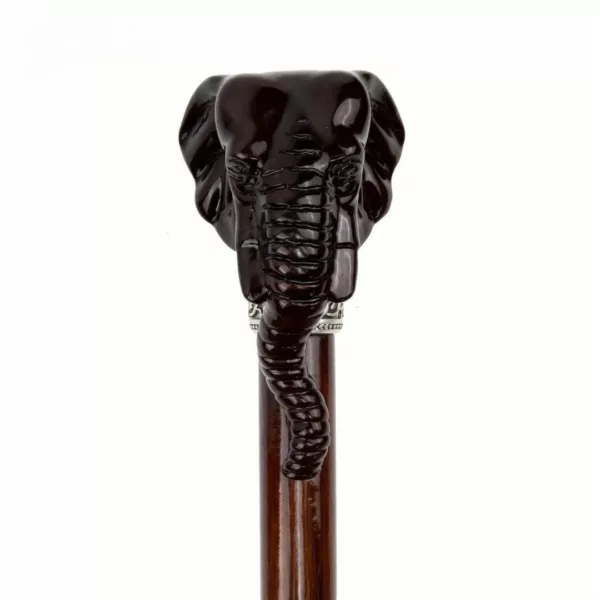 Canne éléphant sculpté style cosplay – Accessoire original et élégant pour costumes, déguisements ou collection artisanale – Image 9