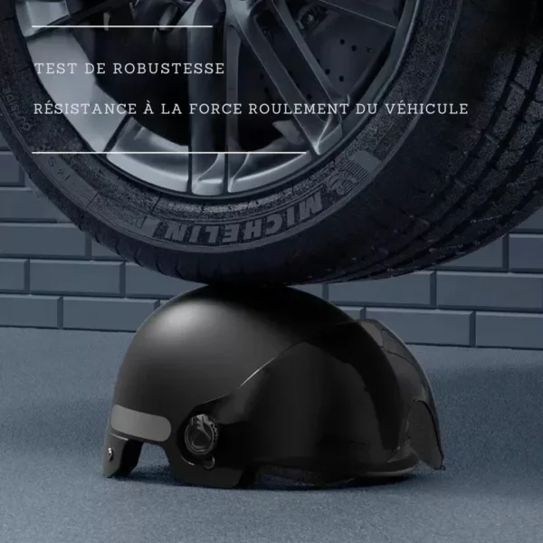 Casque demi-coque vélo avec lunettes – Image 9