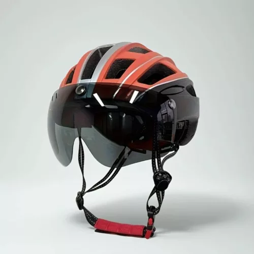 Casque vélo route visière amovible