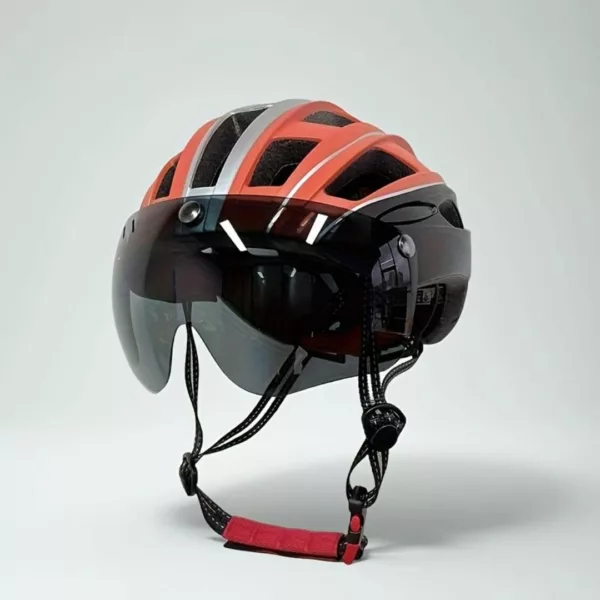 Casque vélo route visière amovible