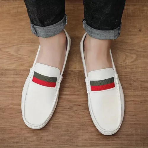 Chaussure bateau homme bande tissée élégante