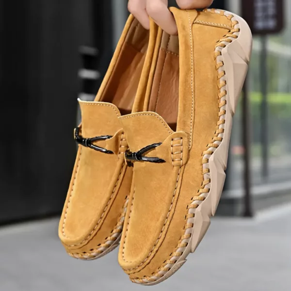 Chaussure bateau homme détail métal chic – Élégance décontractée et confort durable pour l’été – Image 7