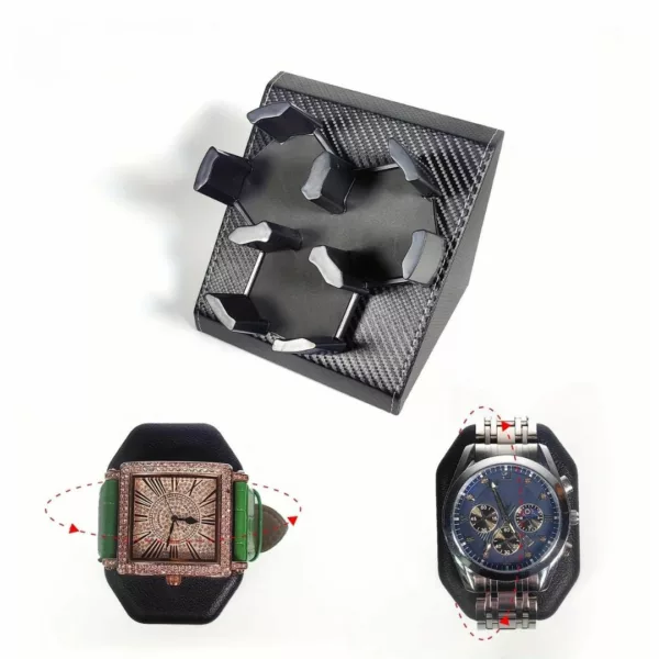 Remontoir montre fibre carbone 3 slots – Image 8