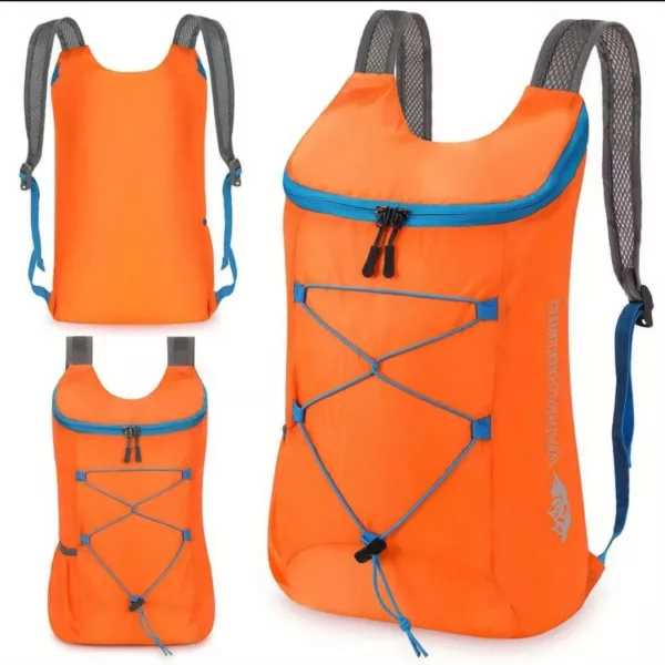 Sac à dos randonnée homme pliable respirant – Ultra léger & compact, idéal trekking & voyages – Image 5