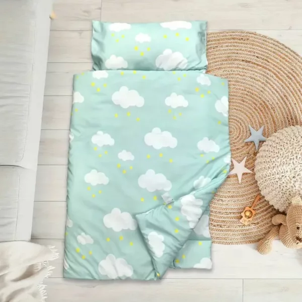 Sac de couchage enfant doux pliable – Confort ultra moelleux, facile à transporter pour les nuits paisibles partout – Image 4