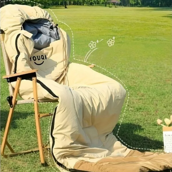 Sac de couchage thermique adulte hiver – Ultra chaud et imperméable pour nuits glaciales en extérieur – Image 8