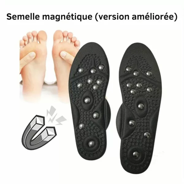 Semelle magnétique massage réflexologie plantaire – Image 3
