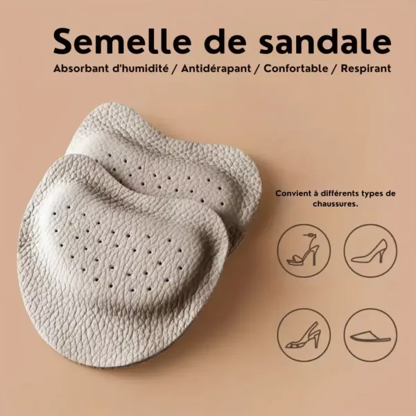 Semelle cuir antidérapante sandales – Image 7