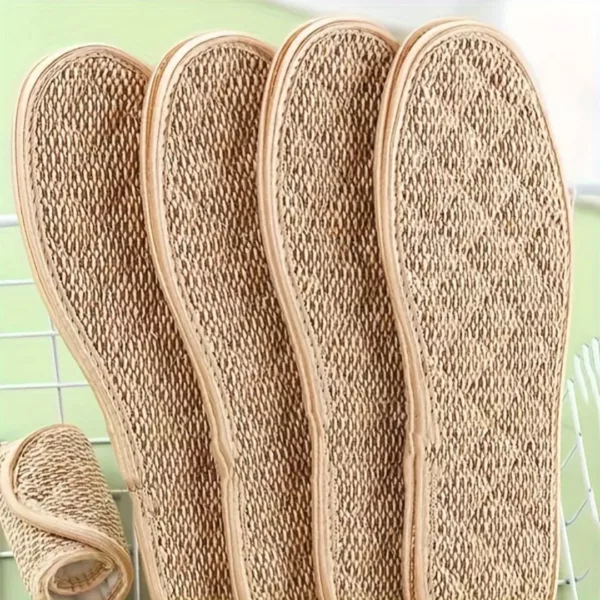 Semelle respirante en fibre de jute – Confort naturel anti-transpiration pour pieds au sec toute la journée – Image 4