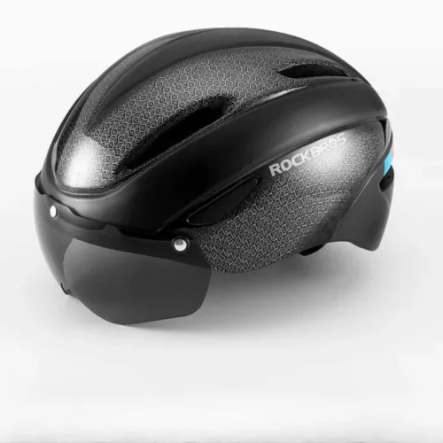 Casque cycliste lentilles interchangeables