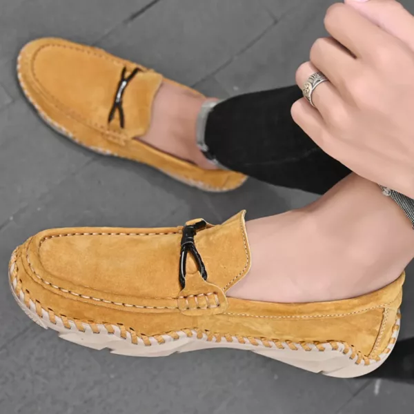 Chaussure bateau homme détail métal chic – Élégance décontractée et confort durable pour l’été – Image 8