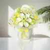 Lego orchidée bouquet pastel style élégant