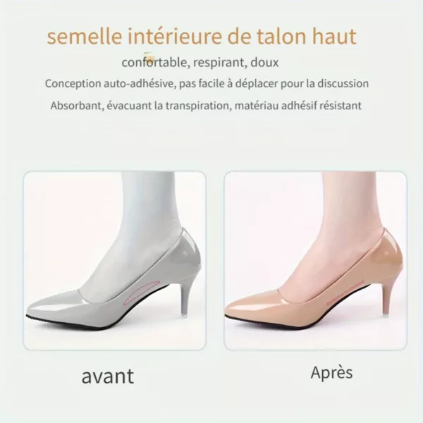 Semelle antidérapante confortable pour talons hauts – Image 7