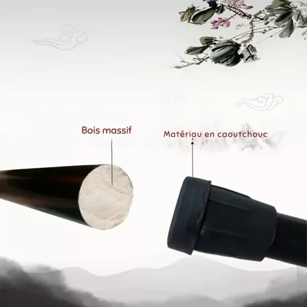 Canne boule élégante avec dragonne – maintien sûr et style raffiné pour marche confortable au quotidien – Image 6