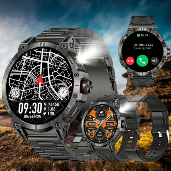 Montre militaire connectée gps robuste – Image 10