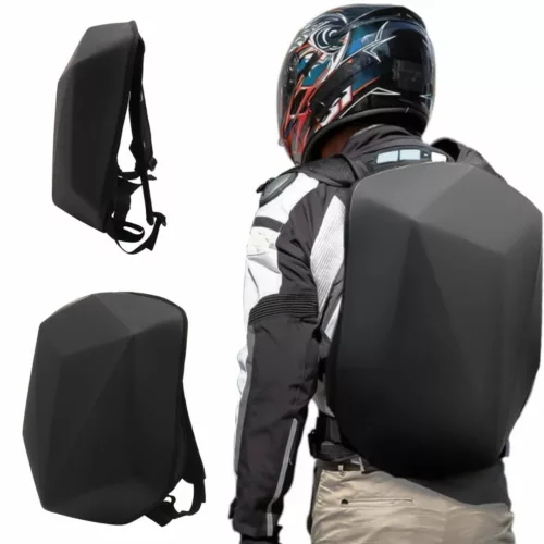 Sac à dos moto coque angulaire