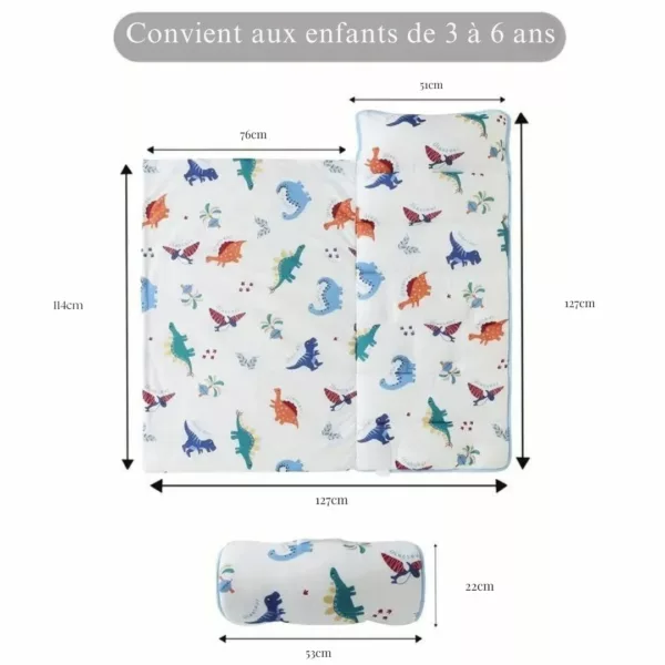 Sac de couchage enfant oreiller intégré – Image 8