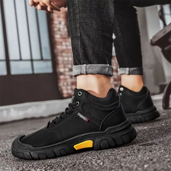 Baskets moto homme confort rétro – Image 3
