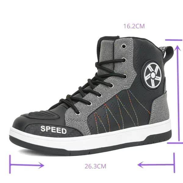 Baskets moto homme hautes urbaines – Image 3