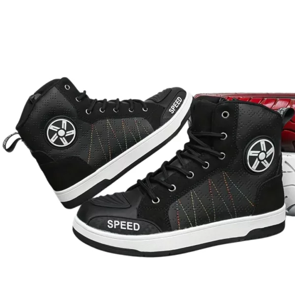 Baskets moto homme hautes urbaines – Image 9