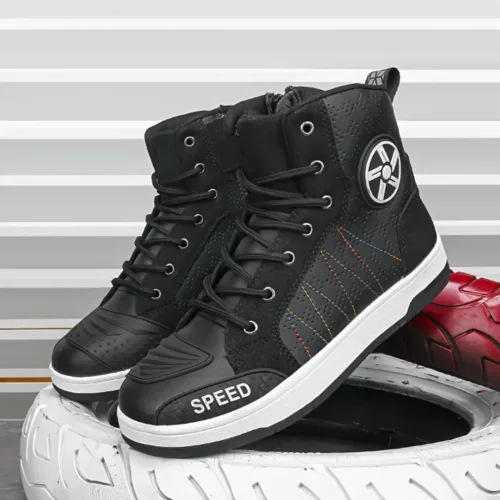 Baskets moto homme hautes urbaines