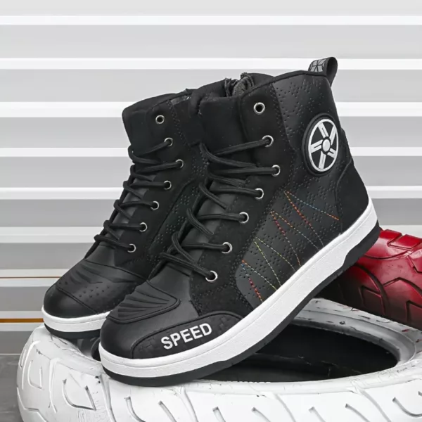 Baskets moto homme hautes urbaines