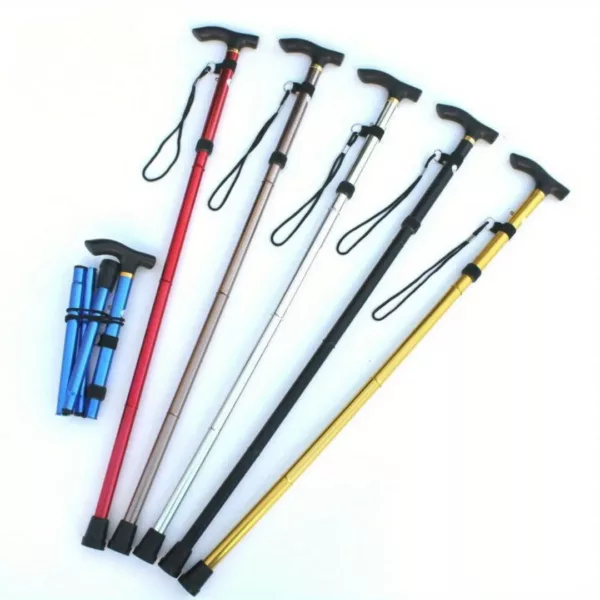 Bâton de marche pliable extérieur – Sécurité et confort pour vos randonnées et balades au quotidien – Image 2