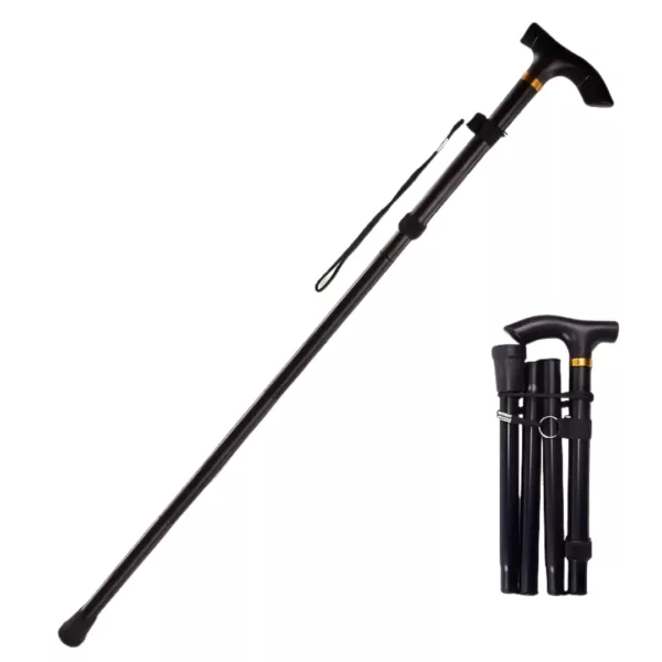 Bâton de marche pliable extérieur – Sécurité et confort pour vos randonnées et balades au quotidien – Image 12