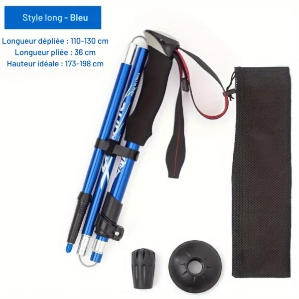 Bâton de randonnée pliable léger – Image 5