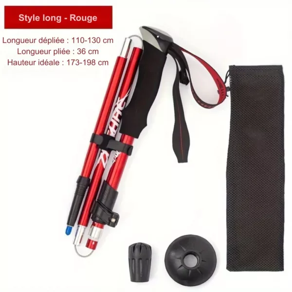 Bâton de randonnée pliable léger – Image 6