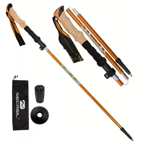 Bâton de randonnée pliable liège