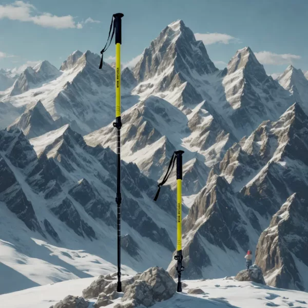 Bâton de trekking télescopique réglable – Randonnée confort sur tous terrains – Ultra résistant et léger – Image 4