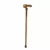 Bâton marche poignée éléphant sculpté – Canne robuste et élégante pour randonnée et appui sécurisé