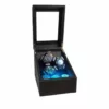 Boîte remontoir montre LED noir – Préserve vos montres de luxe en parfait état – Élégance et technologie silencieuse