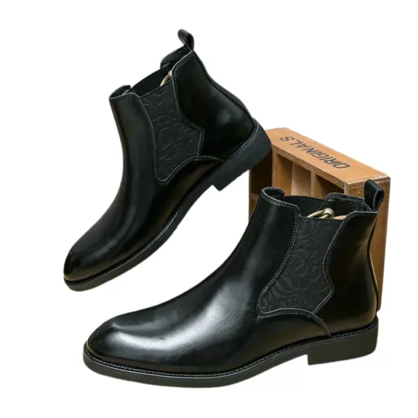 Bottes moto homme à enfiler élégantes – Image 11