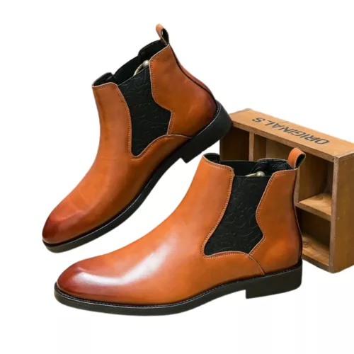 Bottes moto homme à enfiler élégantes