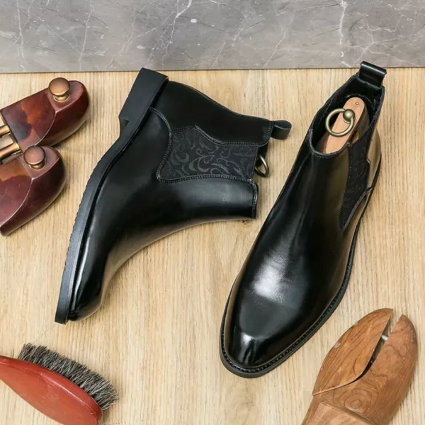 Bottes moto homme à enfiler élégantes – Image 9