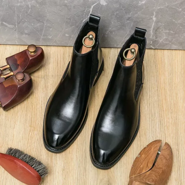 Bottes moto homme à enfiler élégantes – Image 7