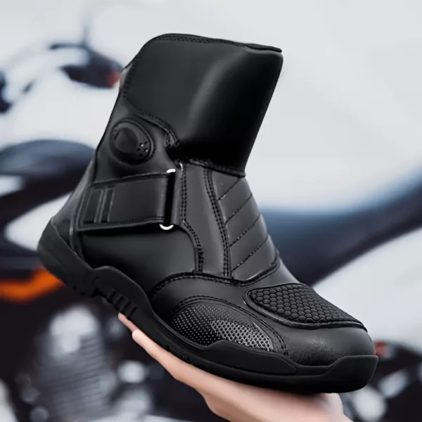 Bottes moto homme courtes renforcées – Image 5