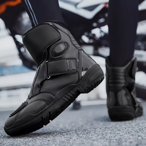 Bottes moto homme courtes renforcées – Image 7