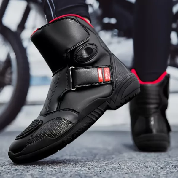 Bottes moto homme courtes renforcées – Image 8