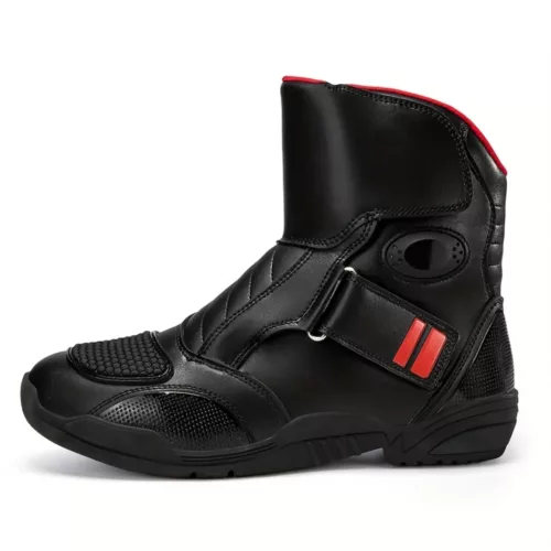 Bottes moto homme courtes renforcées